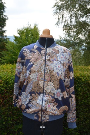 Bomber en soie